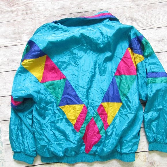 J.S. Authentics Vintage Windbreaker Jacket - Picture 2 of 6